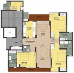 Ambience Tiverton Setor 50 Noida 3BHK Floor Plan