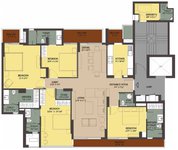 Ambience Tiverton Setor 50 Noida 4BHK Floor Plan
