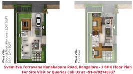 Svamitva Terravana Villa Kanakapura Road, Bangalore 3 BHK Villa Floor Plan 2414 Sqft