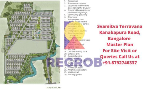 Svamitva Terravana Villa Kanakapura Road, Bangalore Master Plan